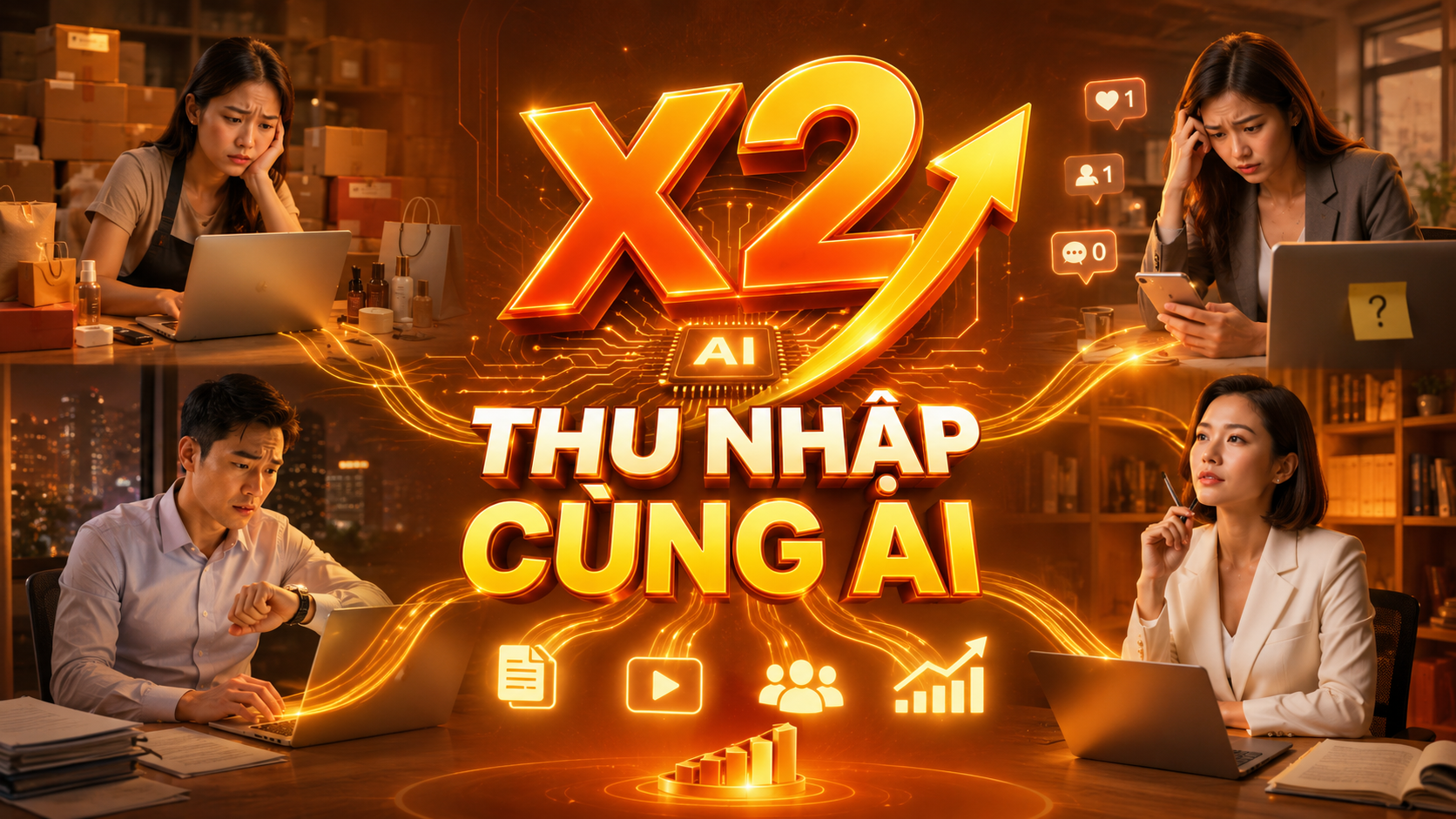 X2 Thu Nhập Cùng AI